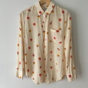 Madewell Silk Floral Shirt
